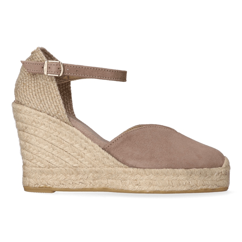 Mirta-A Dames Espadrilles Taupe