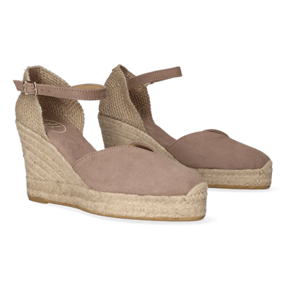 Mirta-A Dames Espadrilles Taupe