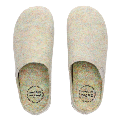 Mona-FR Dames Pantoffels Gerecycled Vilt Multi