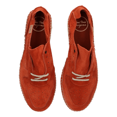 Monica Dames Espadrilles Brandy