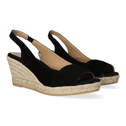 Monza-A Dames Espadrilles Negre