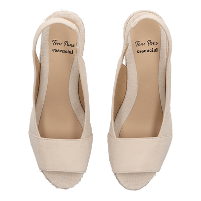 Monza-A Dames Espadrilles Pedra