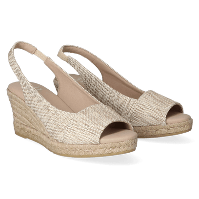 Monza-FY Dames Espadrilles Beige