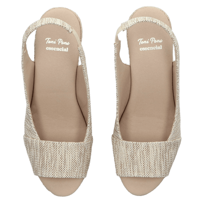 Monza-FY Dames Espadrilles Beige