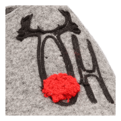 Nabor-ND Heren Kerst Pantoffels Gris Deer