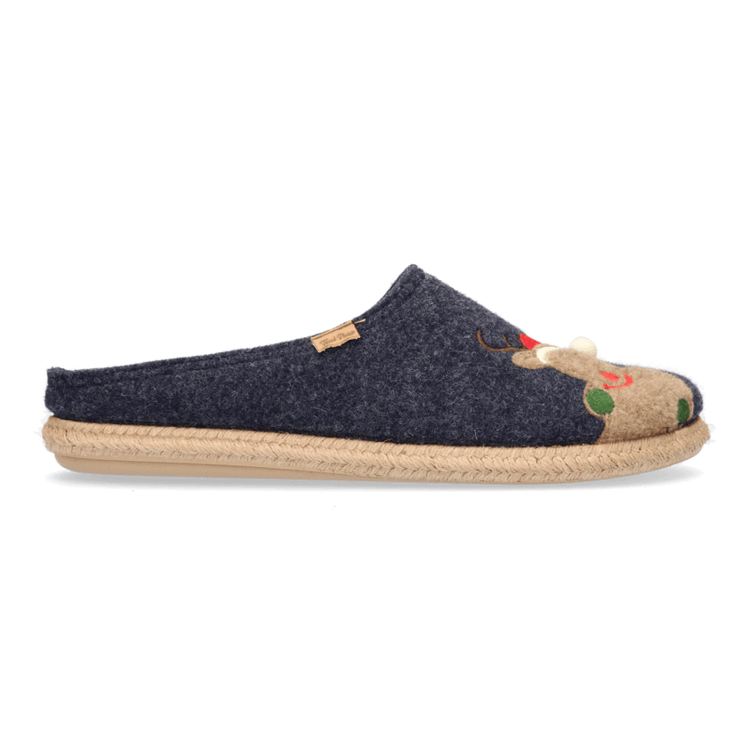 Nabor-ND Heren Kerst Pantoffels Mari Noël