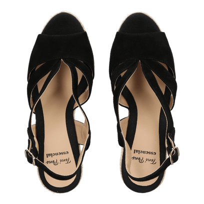 Naomi-A Dames Espadrilles Negre