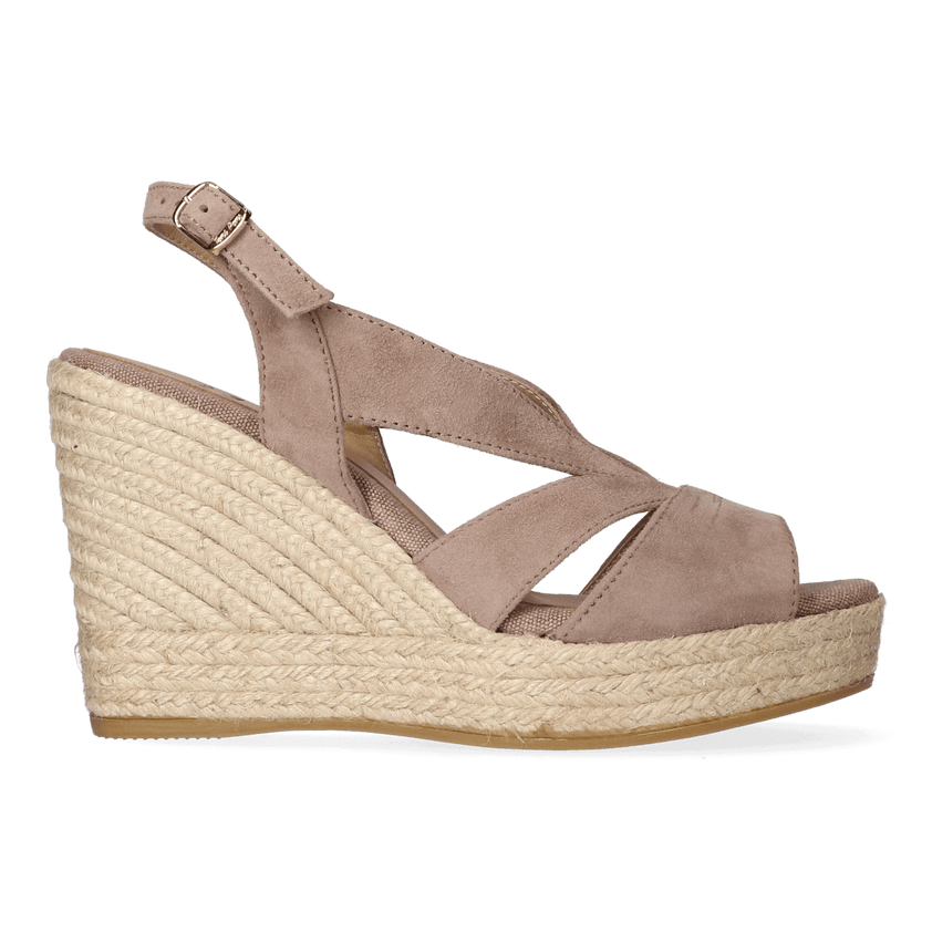 Naomi-A Dames Espadrilles Taupe