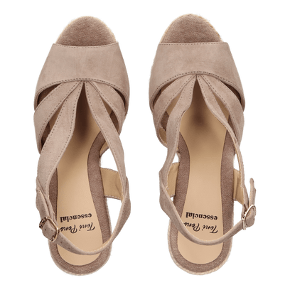 Naomi-A Dames Espadrilles Taupe
