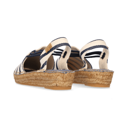 Norma Dames Espadrilles Cru/Mari