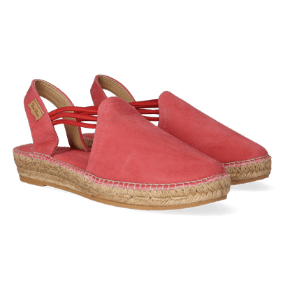 Nuria Suede Dames Espadrilles Bru