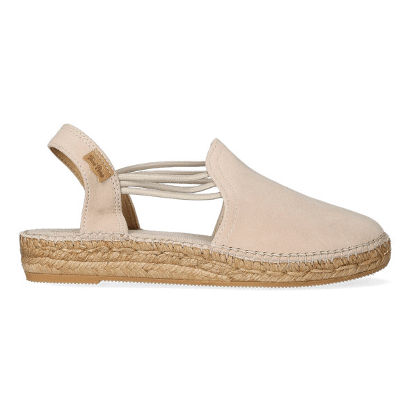 Nuria Suede Dames Espadrilles Pedra Nuria Suede Dames Espadrilles Pedra