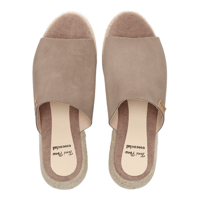Siena-SE Dames Espadrilles Taupe