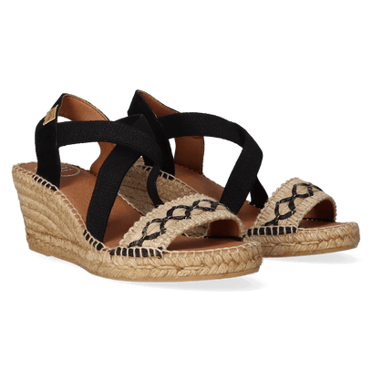 Susa-BN Dames Espadrilles Natural