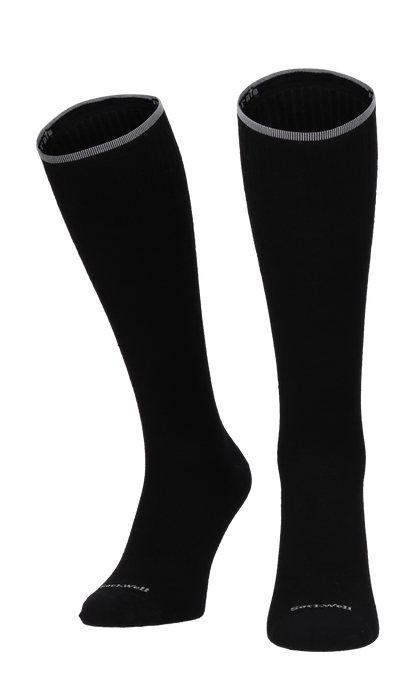 Featherweight Fancy Dames Compressiekousen Klasse 1 Black Solid