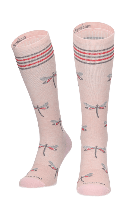 Dragonfly Dames Compressiekousen Klasse 1 Rose Shimmer