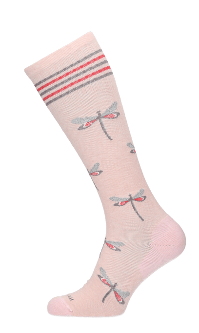 Dragonfly Dames Compressiekousen Klasse 1 Rose Shimmer