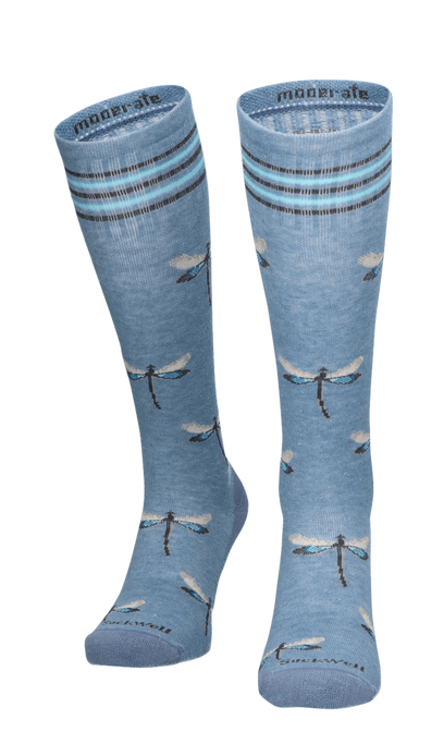 Dragonfly Dames Compressiekousen Klasse 1 Bluestone Shimmer