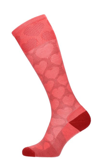 Heart Throb Dames Compressiekousen Klasse 1 Red Rock