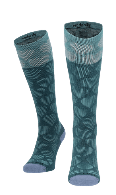 Heart Throb Dames Compressiekousen Klasse 1 Bleu Ridge