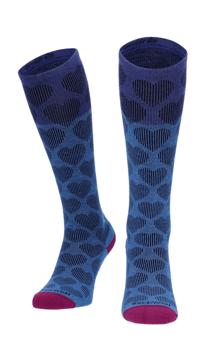 Heart Throb Dames Compressiekousen Klasse 1 Ocean