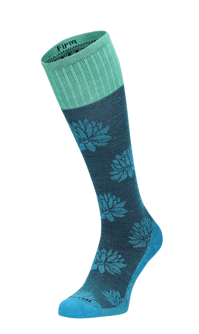 Lotus Lift Dames Compressiekousen Klasse 2 Turquoise