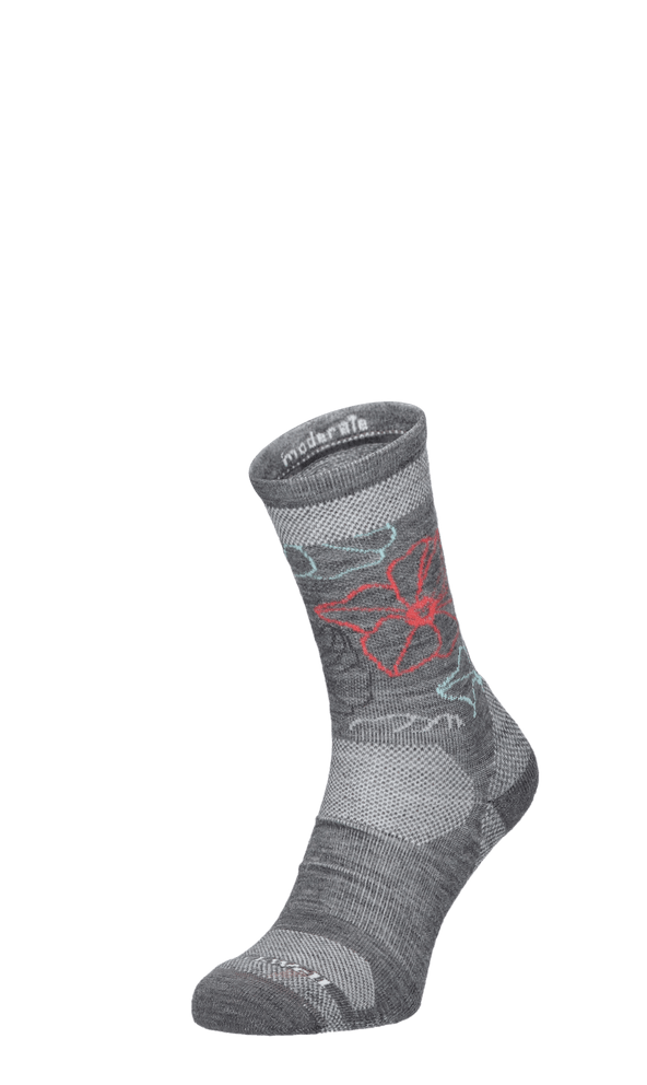 Petal Power Crew Dames Wandelsokken Klasse 1 Grey Petal Power Crew Dames Wandelsokken Klasse 1 Grey