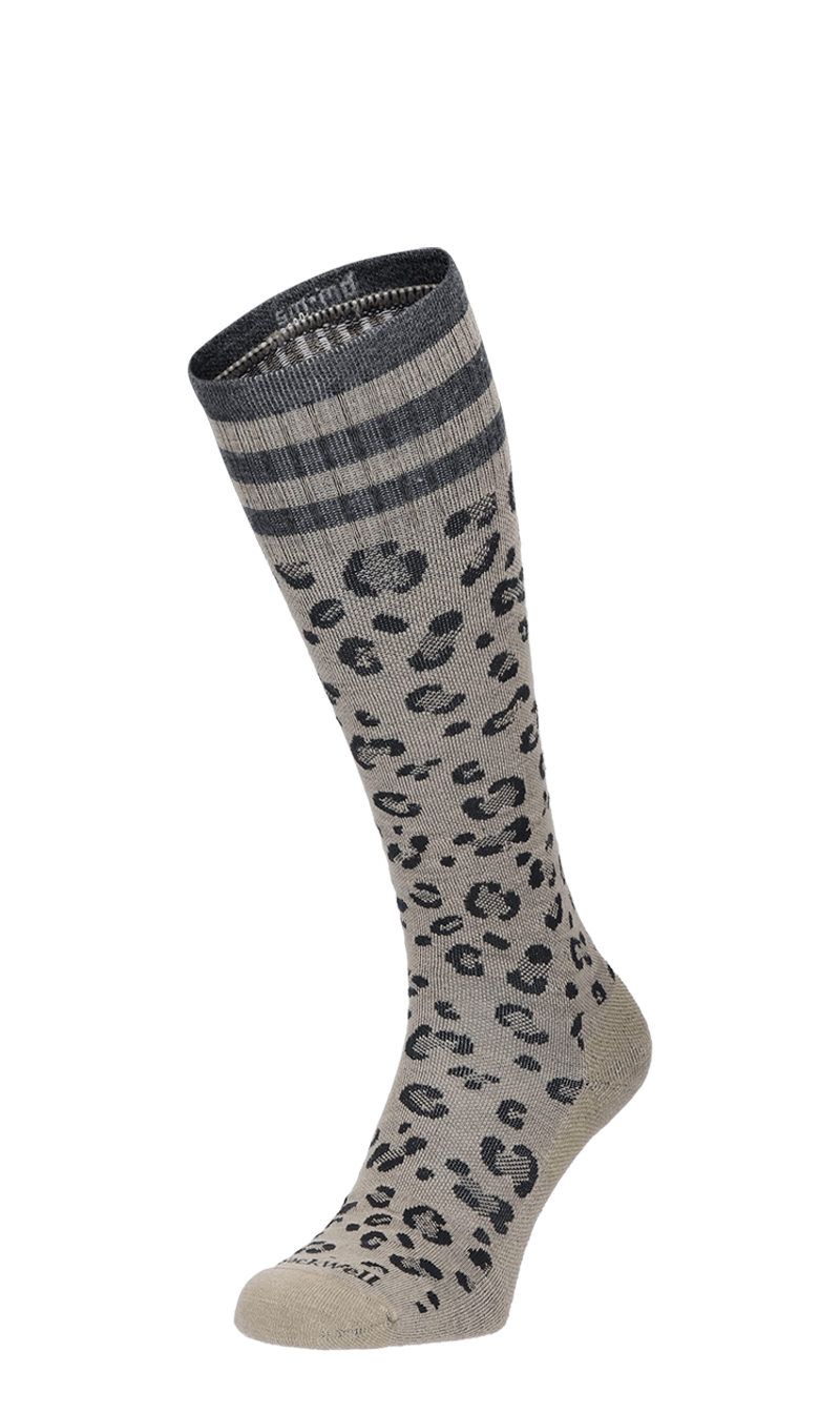 Leopard Dames Compressiekousen Klasse 1 Putty
