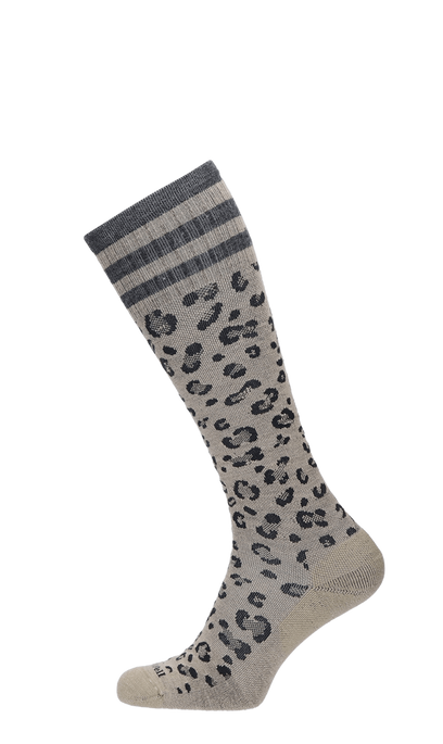 Leopard Dames Compressiekousen Klasse 1 Putty
