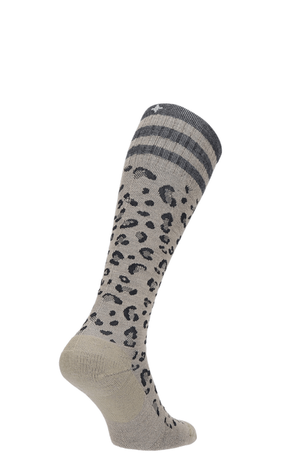Leopard Dames Compressiekousen Klasse 1 Putty