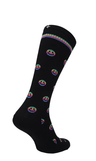 Smiley Dames Compressiekousen Klasse 1 Black