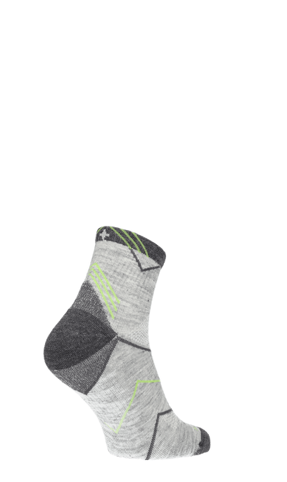 Incline Quarter Heren Sportsokken klasse 1 Grey