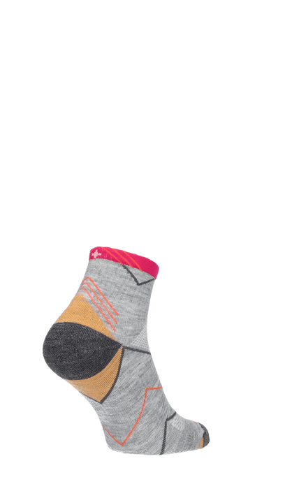 Incline Quarter Dames Sportsokken Klasse 1 Grey