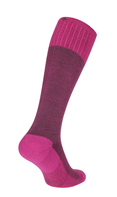 The Basic Dames Compressiekousen Klasse 1 Raspberry