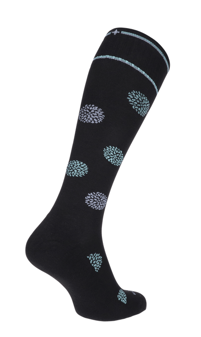 Full Bloom Dames Compressiekousen Klasse 1 Black