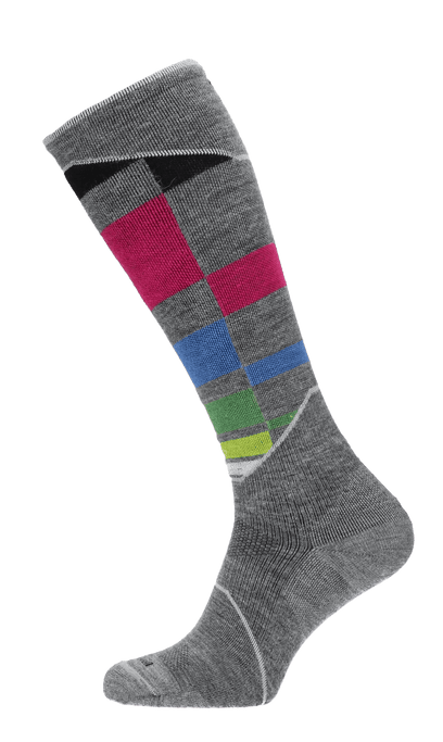 Ski Medium Dames Skisokken Klasse 1 Grey