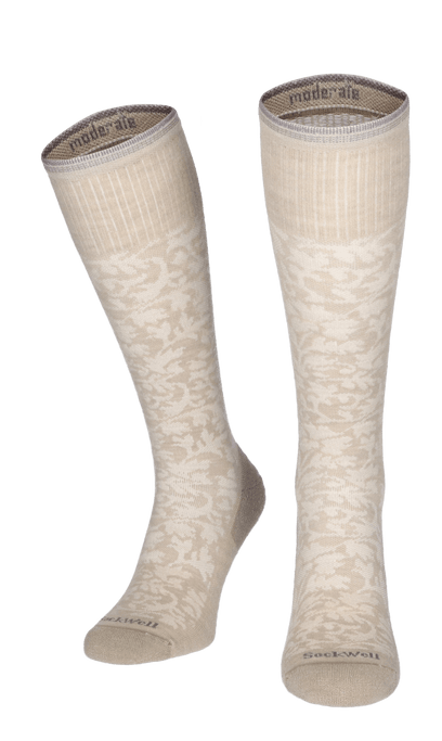Damask Dames Compressiekousen Klasse 1 Putty