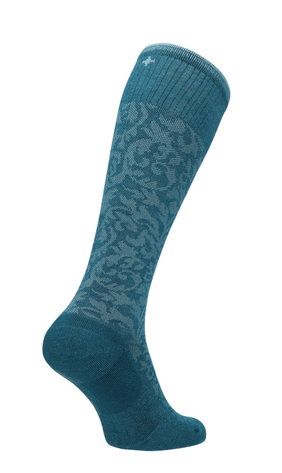 Damask Dames Compressiekousen klasse 1 Teal