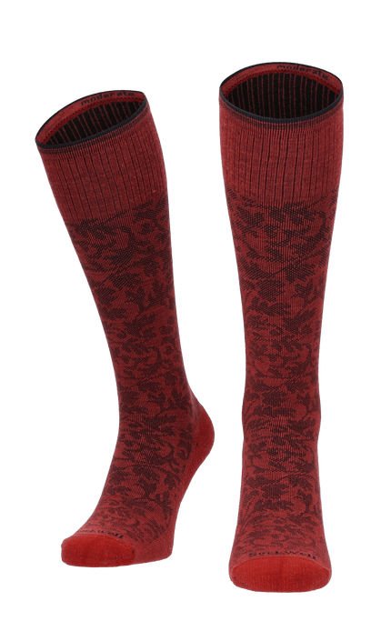 Damask Dames Compressiekousen klasse 1 Red Rock