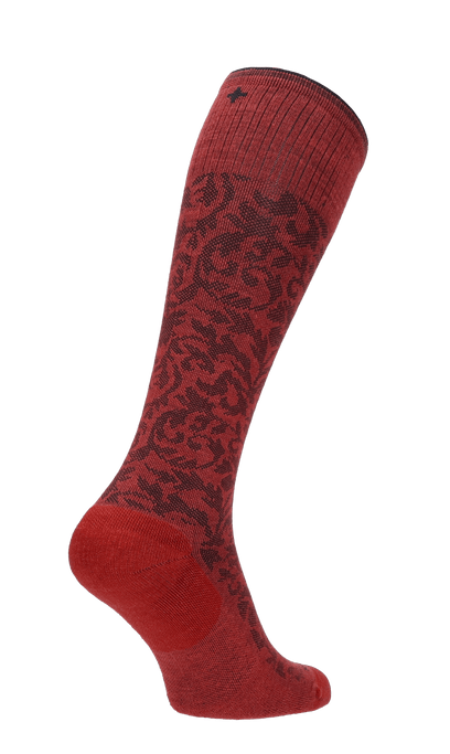 Damask Dames Compressiekousen klasse 1 Red Rock