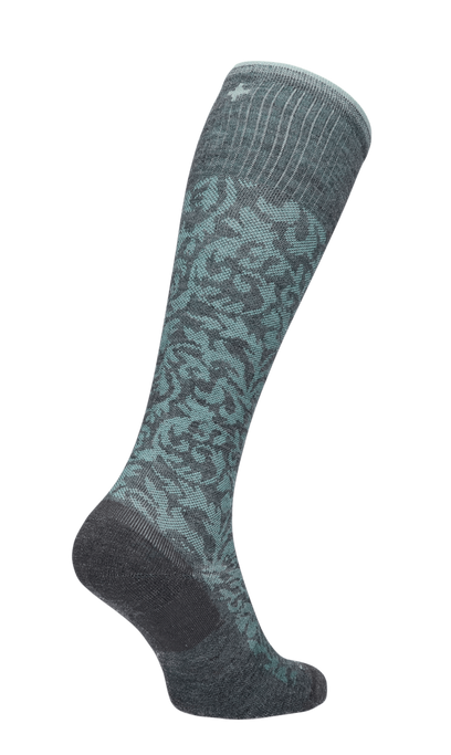 Damask Dames Compressiekousen klasse 1 Charcoal