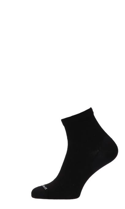 Plantar Ease Quarter Heren Hielspoor Sokken Klasse 2 Black Solid
