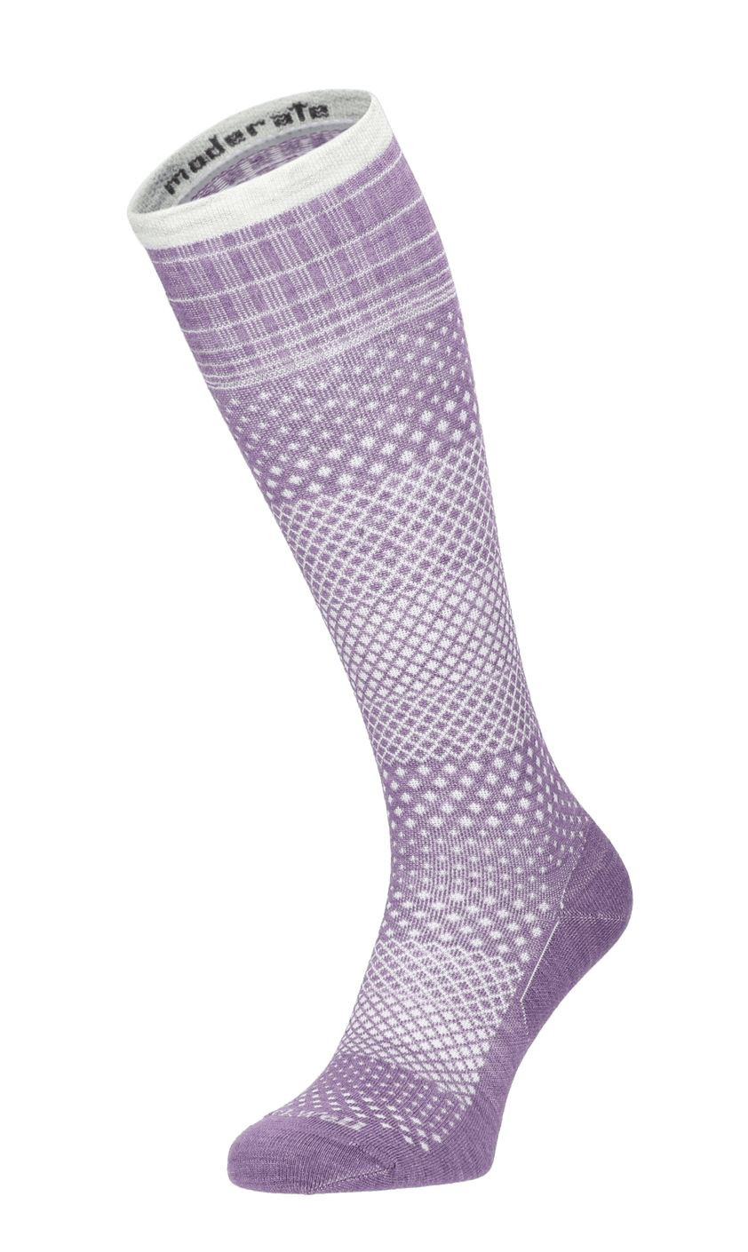 Micro Grade Dames Compressiekousen Klasse 1 Plum