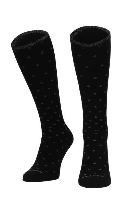 On The Spot Dames Compressiekousen Klasse 1 Black Sparkle