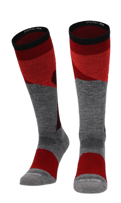 Ski Medium Heren Skisokken Klasse 1 Grey