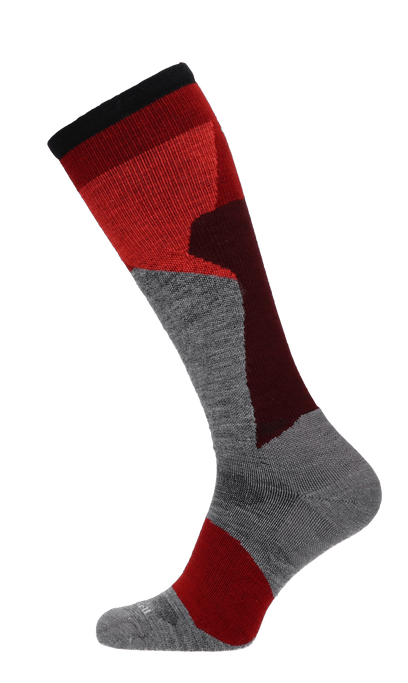 Ski Medium Heren Skisokken Klasse 1 Grey