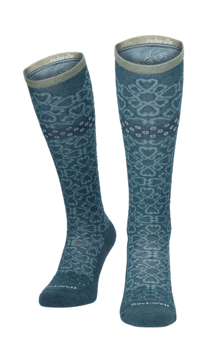 Botanical Dames Compressiekousen Klasse 1 Blue Ridge