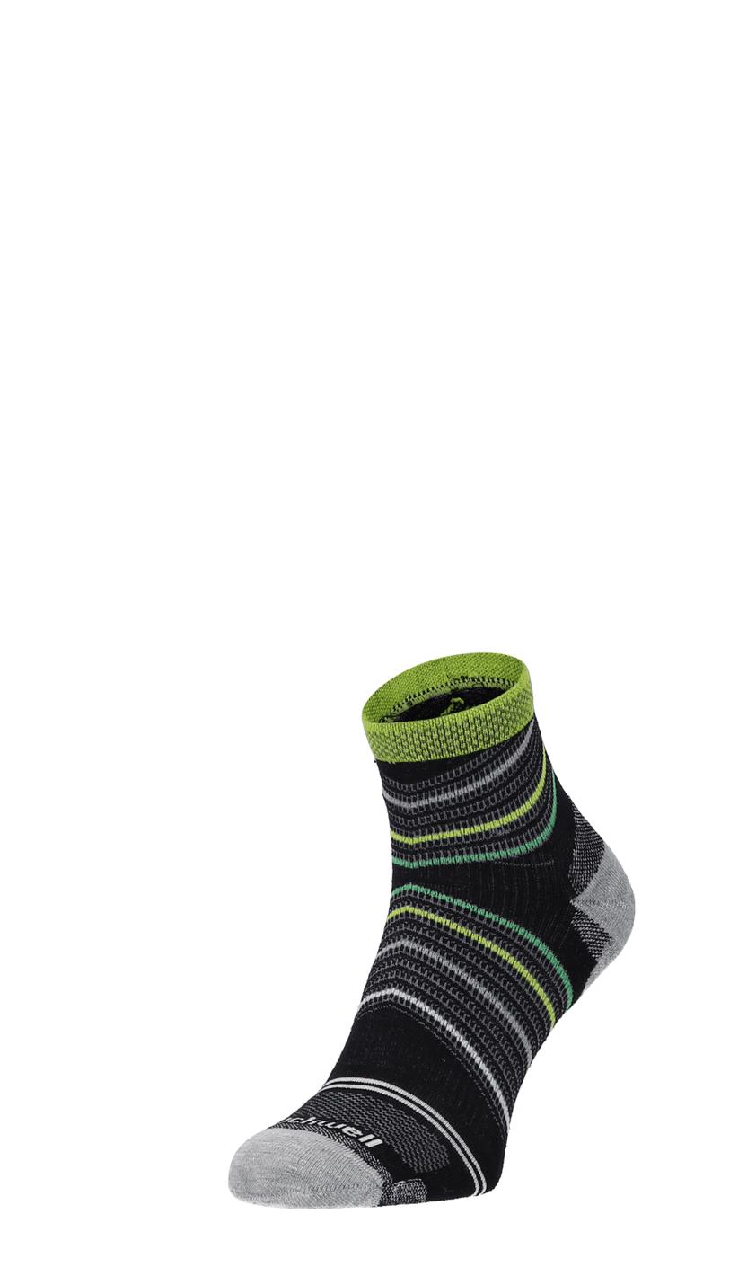 Pacer Quarter Heren Sportsokken Klasse 2 Black