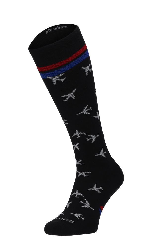In Flight Heren Compressiekousen Klasse 1 Black In Flight Heren Compressiekousen Klasse 1 Black