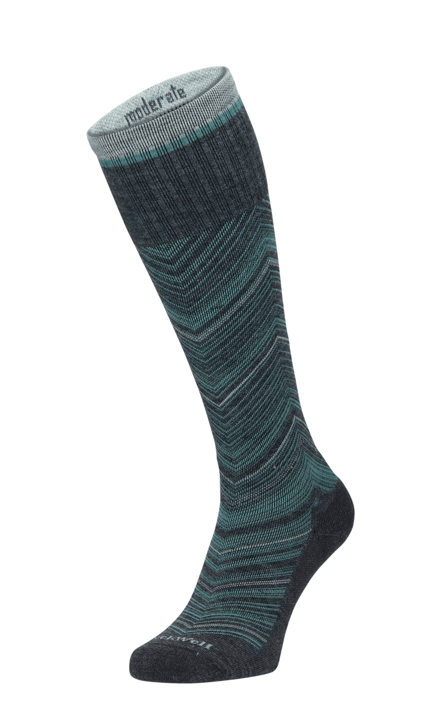 Full Flattery Dames Compressiekousen Klasse 1 Charcoal